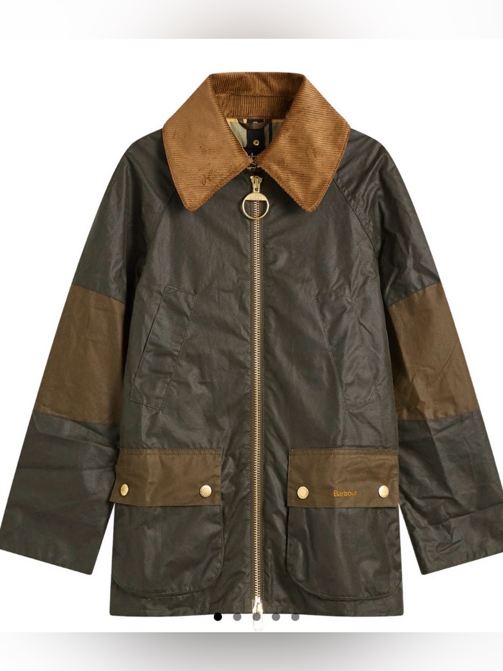 NWT Barbour Allerston Waxed Cotton Jacket